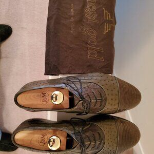 Ennesi Gold Italian shoes
